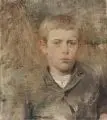 Robert Sterl, Bauernjunge vor Strohballen