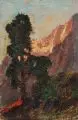 Karl Hanns Taeger, Dominikushütte, 1910, Öl auf Malpappe