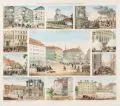 Carl Ernst Fischer, Erinnerung an die Dresdner Schreckenstage 1849, Lithographie, koloriert