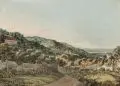 Antonín Pucherna, Böhmen - Ansicht von Liben, 1806, Aquarell auf "J