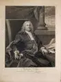 Johann Martin Bernigeroth, Bildnis Thomas Richter. 1. H. 18. Jh, Kupferstich nach einem Gemälde von Adam Manjockij