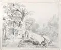 Die Heimkehrende Bäuerin by Johann Christoph Erhard, 1817, Lithographie, sold Mar 2011