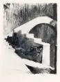 Paul Herrmann, Paul Herrmann, Auf der Flucht. Wohl 1920er Jahre, Radierung