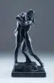 Ferdinand Lepcke, Wiedersehen, Um 1890, Bronze, gegossen, schwarz patiniert