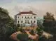 Franz Wilhelm Leuteritz, Dresden - Blick auf die Villa Chemnitzer Straße 11, Nach 1860, Öl auf Leinwand