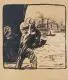 Robert Sterl, Rotterdam, 1906, Umdrucklithographie auf siennafarbenem Velin
