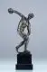 Richard W. Lange, Diskuswerfer. Frühes 20. Jh, Bronze, schwarzbraun patiniert
