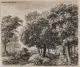 Anthonie Waterloo, Die Allee im Wald, Um 1650, Radierung auf Bütten