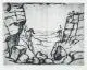 Otto Lange, Felsen in der Sächsischen Schweiz. Ohne Jahr