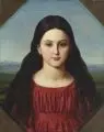 Julius Schnorr von Carolsfeld, (Umkreis), Bildnis eines jungen Mädchens, 1823, Öl auf Leinwand