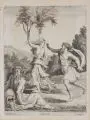 Apollon und Daphne. Mitte 17. Jh by Theodor Van Kessel, Kupferstich nach Andrea Schiavone, sold Mar 2010