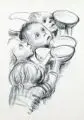 Deutschlands Kinder hungern by Käthe Kollwitz, 1923, Lithographie auf Bütten, sold Mar 2010