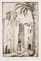 Emil Orlík, Straße in einer arabischen Stadt. Frühes 20. Jh