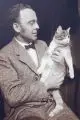 Hugo Erfurth, (zugeschr.), Martin Erich Philipp mit Katze