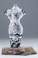 Michaela Egdmann, Weiblicher Torso, 1999, Keramik, farbig gefaßt