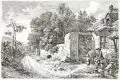 Johann Christoph Erhard, Der Knabe mit dem Stecken vor dem sitzenden Bauern, 1816, Radierung auf Bütten