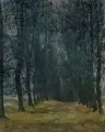 Otto Altenkirch, Reinsberger Linden Allee, 1925, Öl auf Leinwand