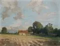Otto Altenkirch, Spätsommertag, Öl auf Leinwand
