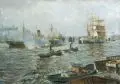 Ludwig Muhrmann, Hamburger Hafen. 1. H. 20. Jh