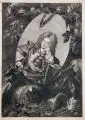 Bernhard Vogel, Bildnis des Christian Ludwig Agricola, 1711, Mezzotinto nach Rosalba Carriera