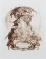 Franz von Bayros, Zehn erotische Exlibris. Frühes 20. Jh, Heliogravuren auf China, auf Bütten, Japan bzw. chamoisfarbenem Velin aufgewalzt