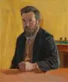 Hermann Lange, Selbstportrait, 1930, Öl auf Leinwand