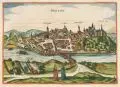 Petrus Bertius, Meißen, Wohl 1616, Kolorierter Kupferstich aus: "Commentariorum rerum Germanicarum"