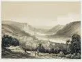Franz Josef Sandmann, Lohmen, Farblithographien (Flächenstein ocker-gelb bzw. grün)