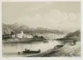 Franz Josef Sandmann, Pirna, Farblithographien (Flächenstein ocker-gelb)