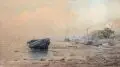 George Wolfe, Mumbles., 1855, Aquarell über Federzeichnung in Tusche