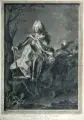 Jean-Joseph Balechou, Auguste III. Roi de Pologne - Electeur de Saxe, 1750, Kupferstich