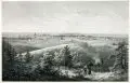 Carl Wilhelm Arldt, / R. Bürger, Sechs Ansichten von Dresden. Mitte 19. Jh, Lithographien auf gebräuntem Papier