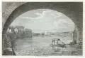 Johann Gottfried Abraham Frenzel, Vue occidentale du coté du Grand pont, Um 1809, Kupferstich