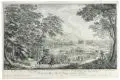 Johann Alexander Thiele, Prospect von dem königl. Lustschloss Pillnitz an der Elbe [ ], 1726, Radierung