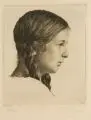 Georg Jahn, Kinderkopf, Radierungen auf festem Papier