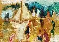 Gussy Hippold-Ahnert, Regatta in Warnemünde