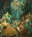 Fritz Max Hofmann-Juan, Gesellschaft im Freien, Wohl 1922, Öl auf Leinwand