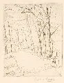 Rüdiger Berlit, Spaziergänger im Park. Wohl 1920er Jahre