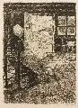 Gotthardt Kuehl, Gotthard Kuehl, Strickendes Mädchen. Wohl 1880er Jahre