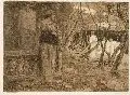 Georg Müller-Breslau, Mythologische Szene, 1896, Lithographie