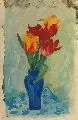 Rüdiger Berlit, Stilleben mit Tulpen. 1920er Jahre