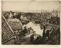 Georg Jahn, Zwei männliche Bruststücke/ Hafenansicht. 1898 - 1930
