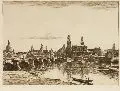 Georg Jahn, Ansicht Dresden. Wohl um 1900