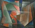 Erhard Hippold, Komposition in Rot, Blau und Grün, 1971, Unten rechts signiert "Hippold" und datiert