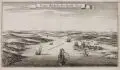 Erick Fönson, Strahlsund und Rügen - Prospect deß paßes und newfehr schantz, Um 1650, Kupferstich