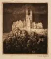 Der Burgberg zu Meißen. 1920er Jahre by Hans Rudolph Hentschel, Radierung, sold Sep 2008