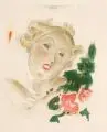Otto Gussmann, Frau mit Blumen