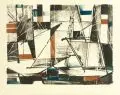 Erhard Hippold, Abstrakte Komposition, 1964, Farblithographie