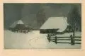 Johannes Cornelius Rogge, Winterabend, Farbaquatintaradierung