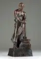 Hans Müller, Schmied 1936, Bronze, hellbraun patiniert